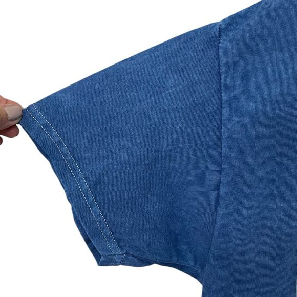 ICE CUBE CAR Blue Distressed Crew Neck Short Sleeve Licensed T-Shirt Size Large - Picture 6 of 7